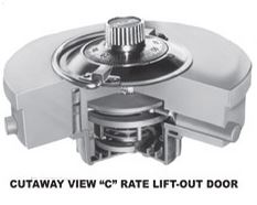 Door Cutaway view